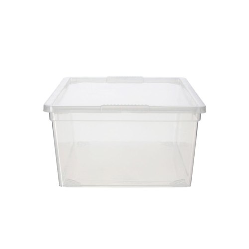 Set 4 Cajas plástico con Tapa 10.5 l