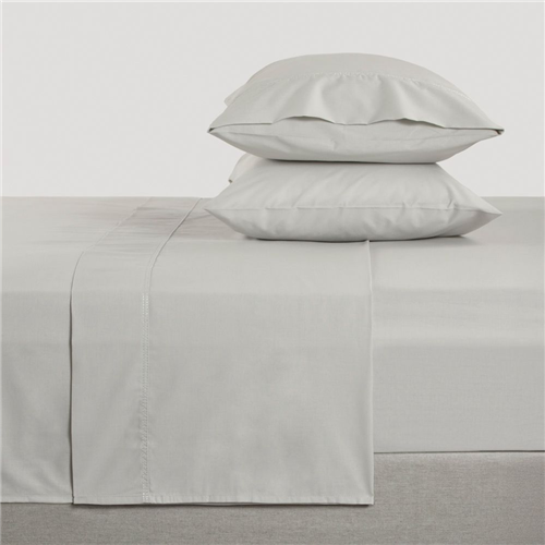 Set de sábanas algodón-poliéster liso 144 hilos Matrimonial