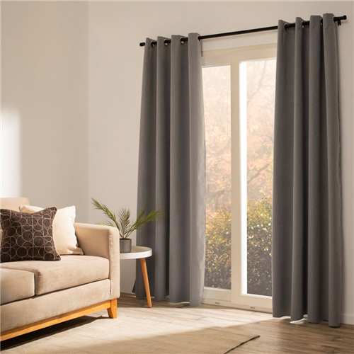 Set 2 Cortinas blackout con ojillos 140x240 cm