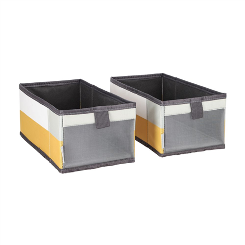 Set 2 cajas organizadoras 14x28x11 cm