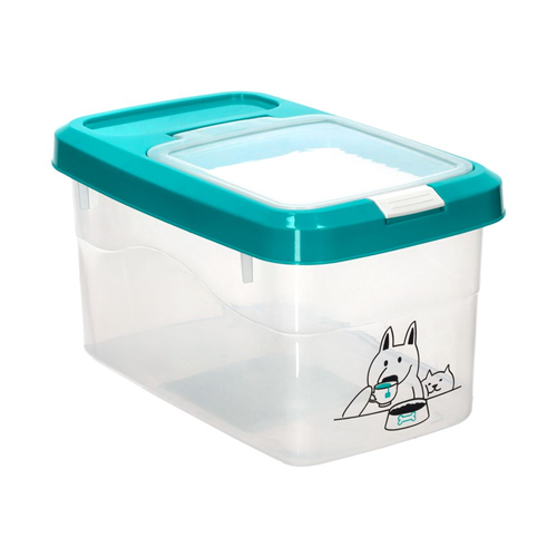 Contenedor de plástico para comida de mascotas 6 L