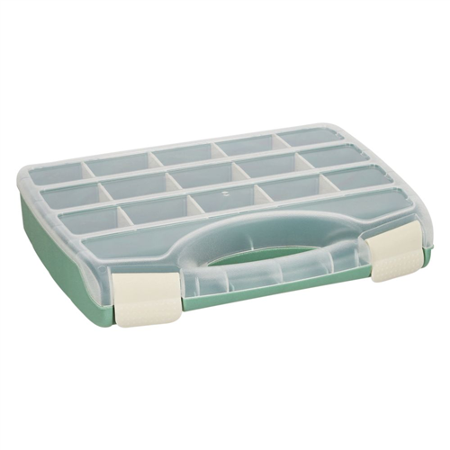 Caja de plástico multifuncional 17 compartimientos