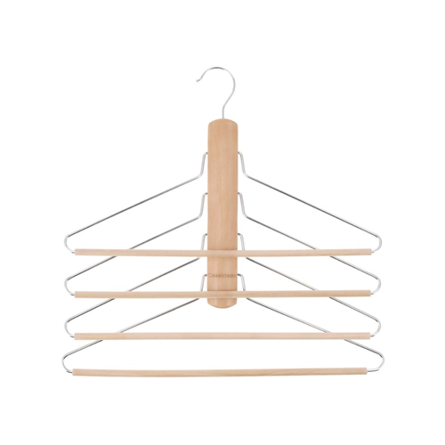 Gancho de Ropa de Madera para Pantalón