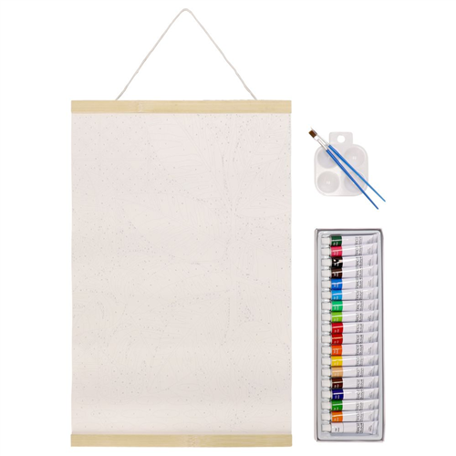 Set de lámina y materiales para pintar