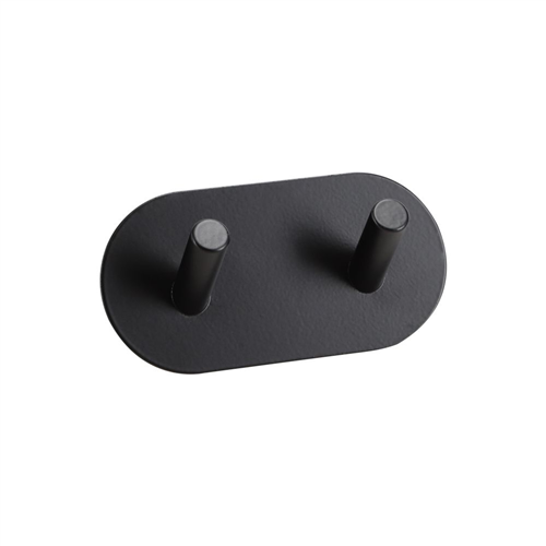 Percha metálica con adhesivo