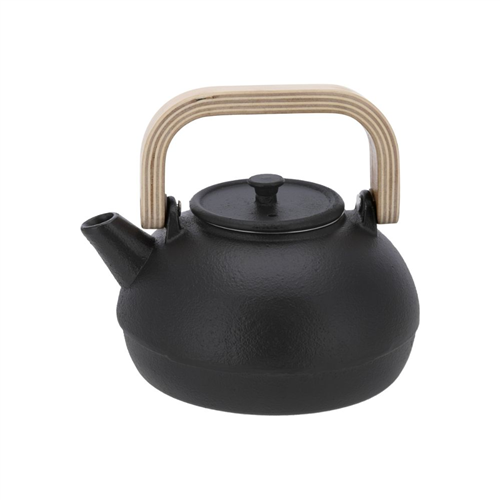 Tetera Hierro con Mango de Madera 900 ml