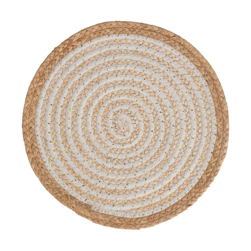 Individual de fibra natural navidad 38 cm