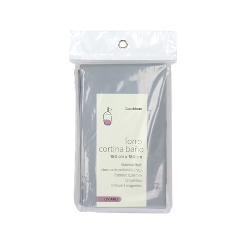 Forro Cortina Baño 180x180 cm