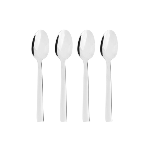 Set 4 Cucharas Acero Inoxidable 18/0 para Postre Básica