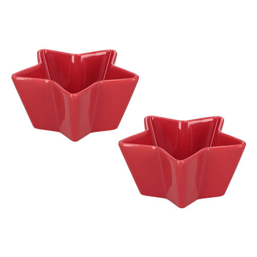 Set de 2 bowls con forma de estrella
