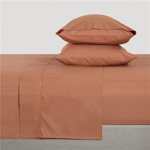 Set de sábanas algodón-poliéster liso 144 hilos King