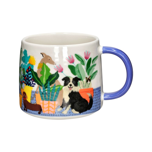 Taza de cerámica con diseño impreso 420 ml