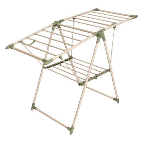 Tendedero metálico plegable de piso 120x56.5x84.5 cm