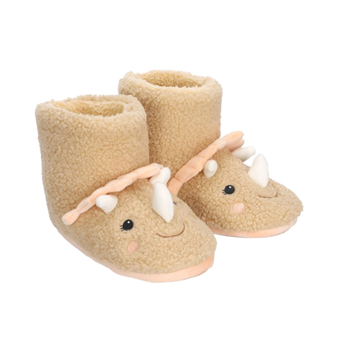 Pantufla bota peluda infantil 20.5 cm