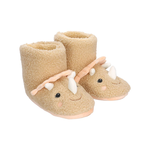 Pantufla bota peluda infantil 19.5 cm