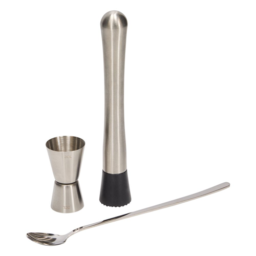 Set de machacador con medidor y cuchara