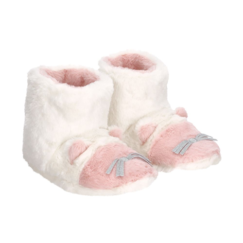 Pantufla bota peluda infantil 23 cm