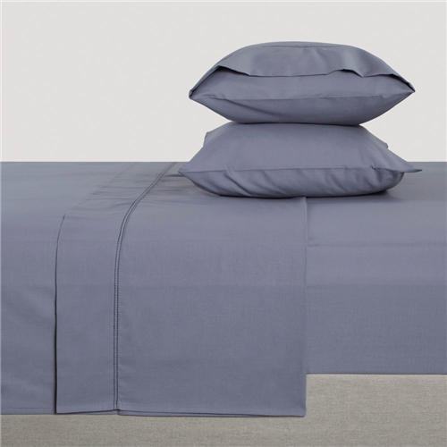 Set de sábanas algodón-poliéster liso 144 hilos Queen