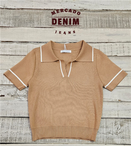 Fresh Start Blouse - Latte / LB102