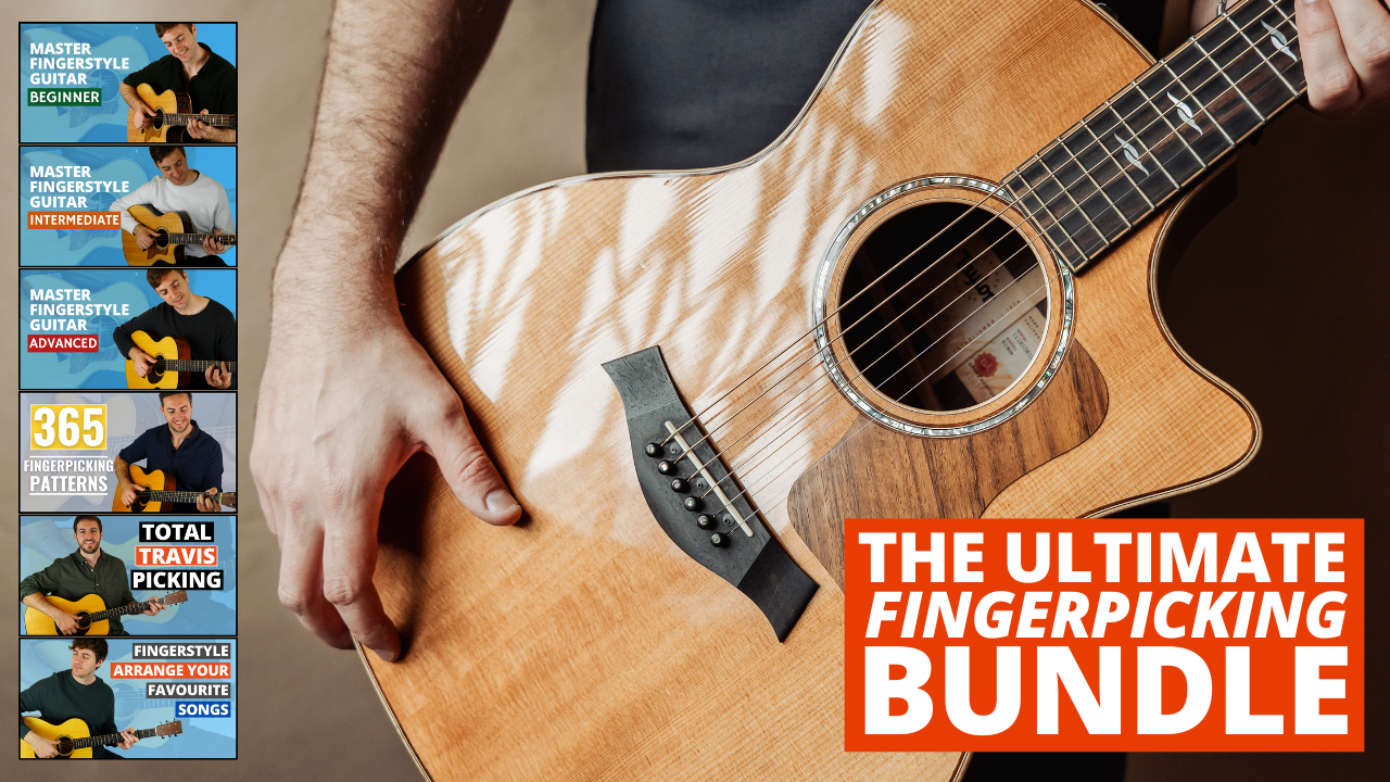 40% off six fingerpicking courses