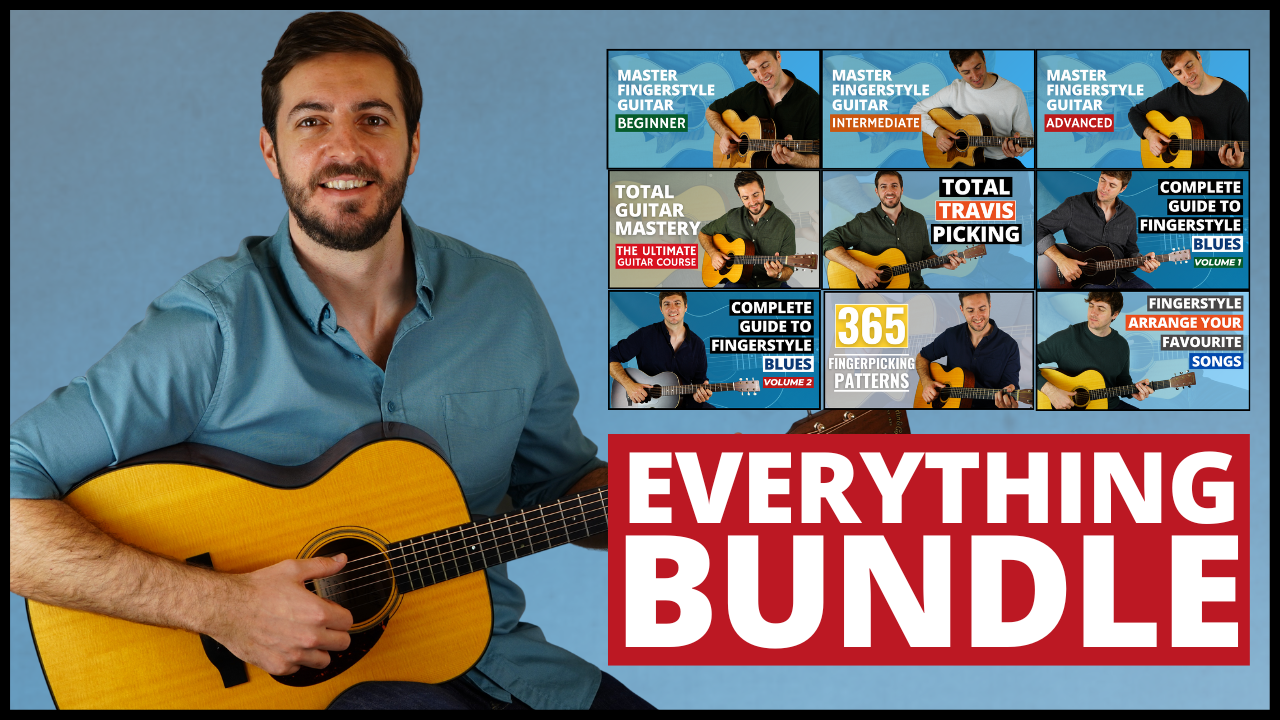 40% off six fingerpicking courses