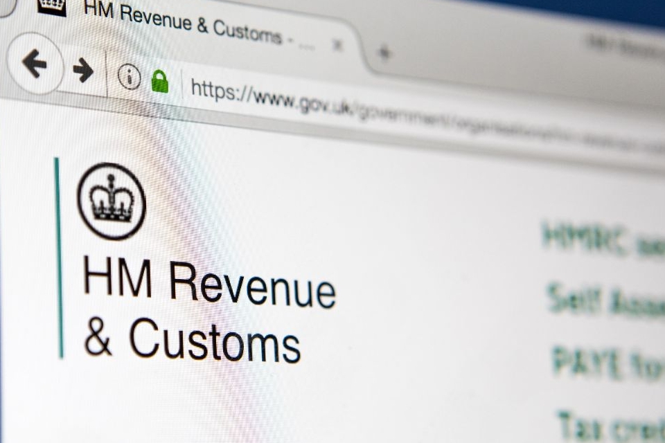 HMRC website for self assessment
