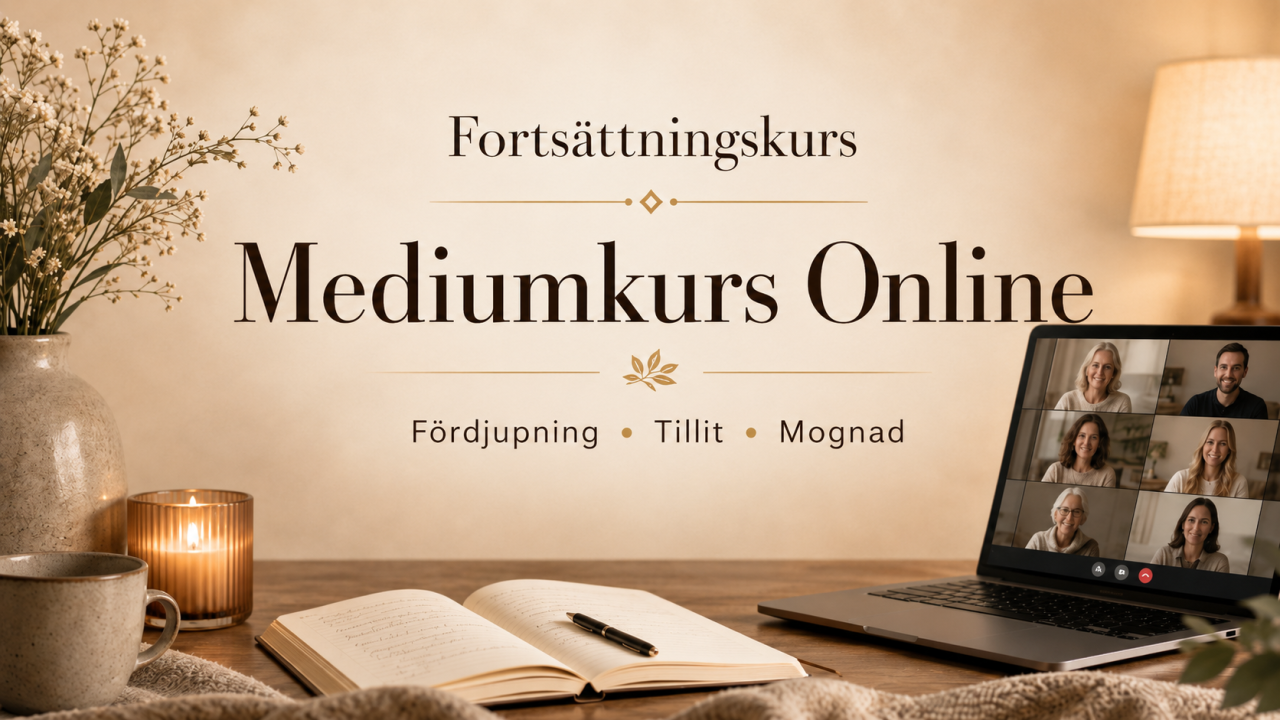 Mediumskap online – fortsättningskurs hos Lindblom Academy.