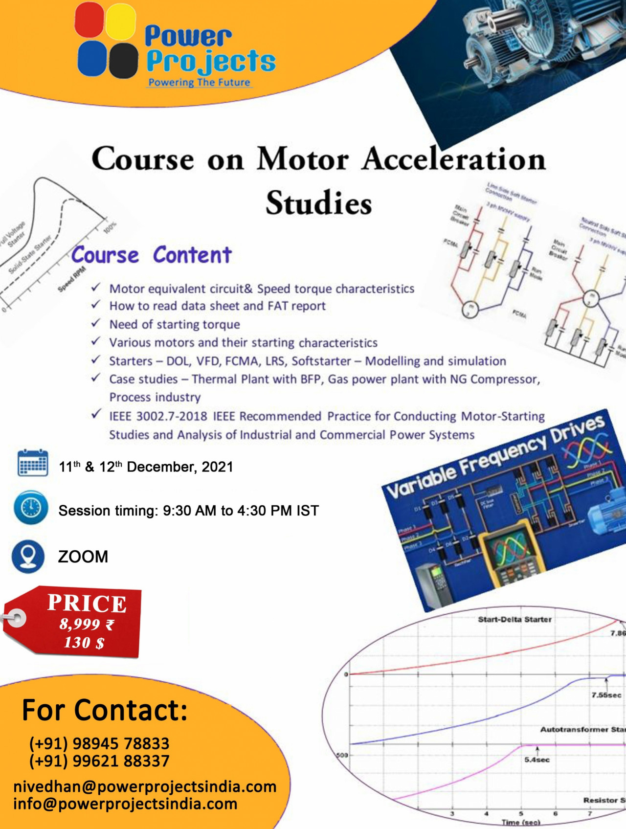 Motor Acceleration Studies