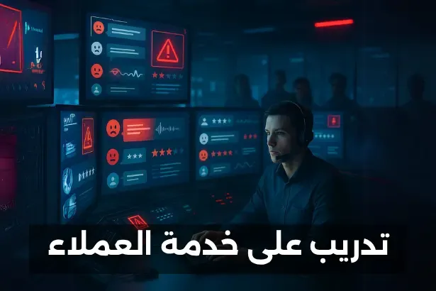 شاب في تدريب خدمة العملاء مثال عن المستهدفين
