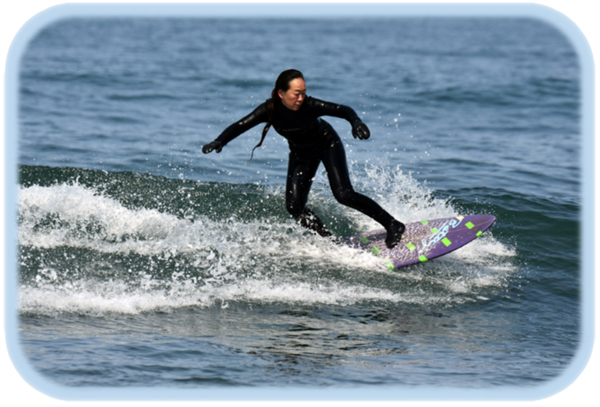 Woman Surfing