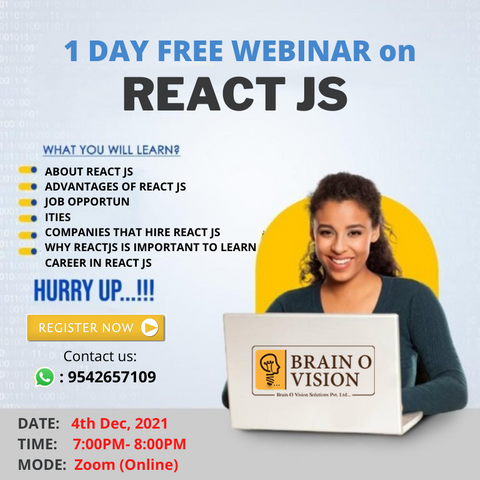 REACT JS WEBINAR
