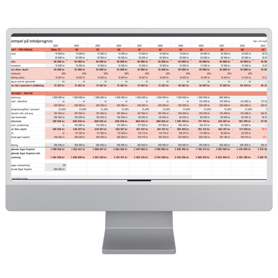 Bild på datorskärm - Ta kontroll över din pension - Pensionsguiden Bild på datorskärm - Ta kontroll över din pension - Pensionsguiden