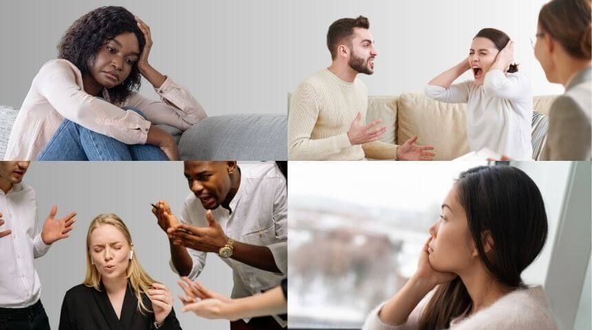 Kvinna i destruktiva relationer