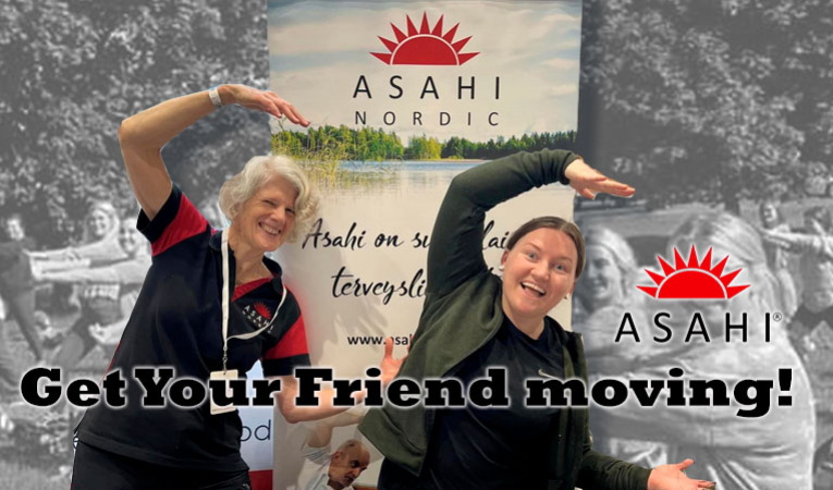 asahi course to get your friend moving