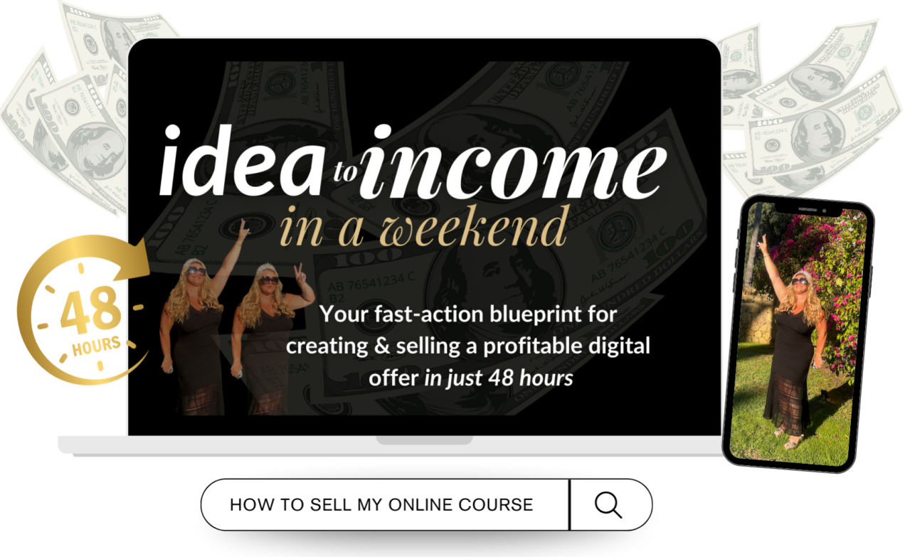 How to create and sell a digital product or online course really fast