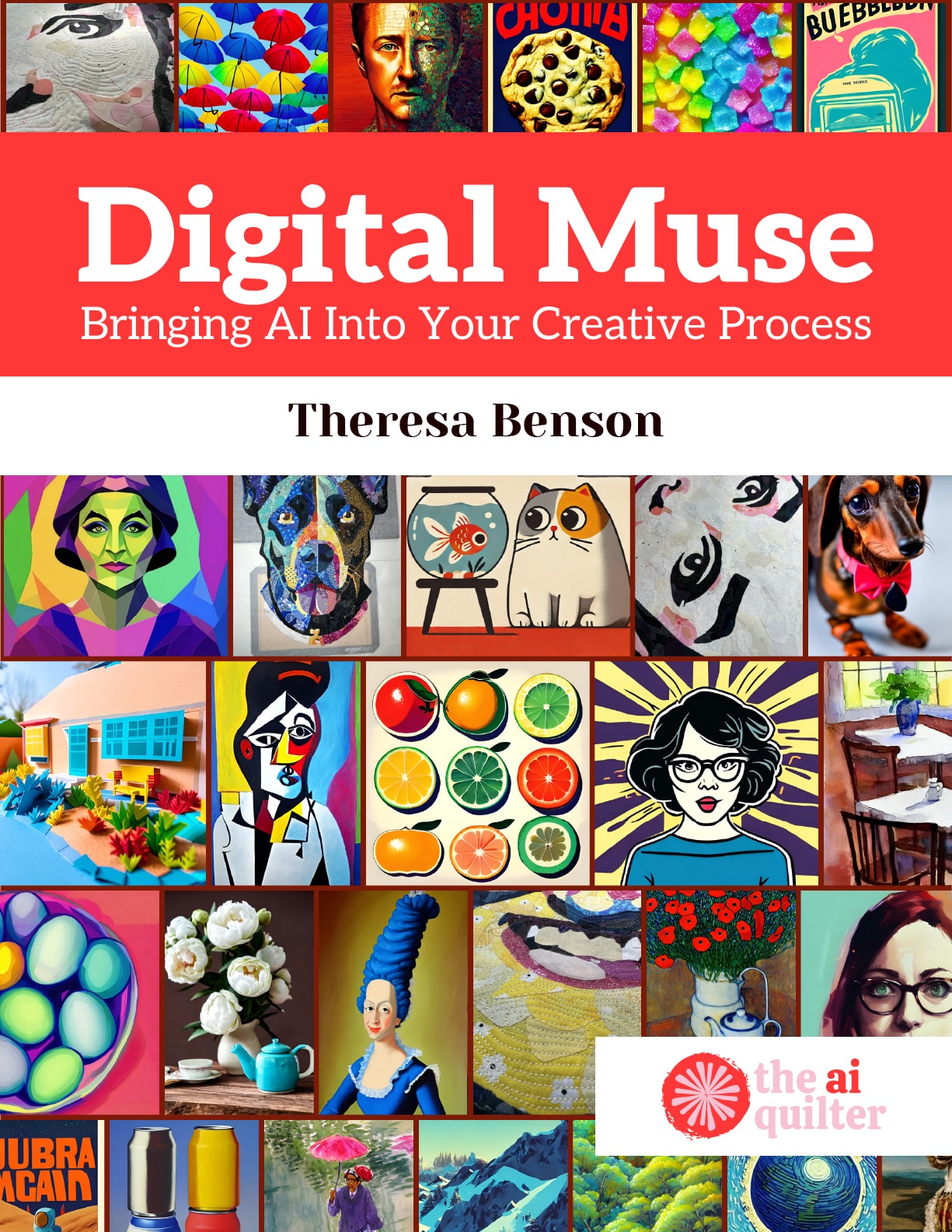 book cover Digital Muse, bringing AI into your creative process by theresa Bensen
