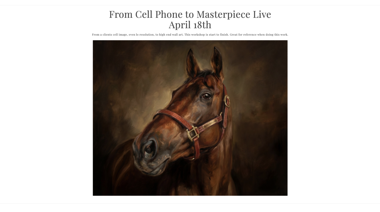 Cell Phone to Masterpiece