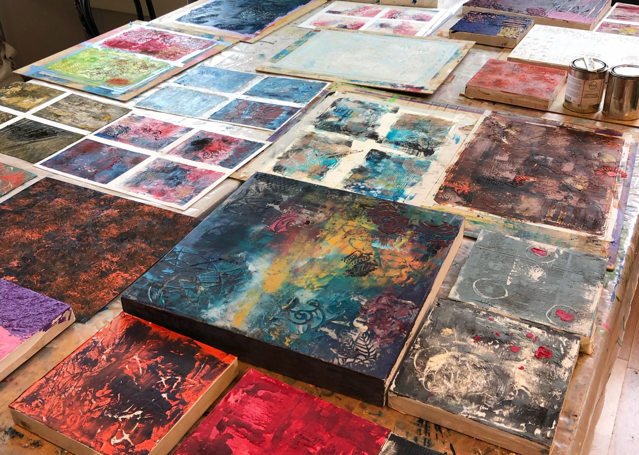 cours sur la peinture a la cire froide