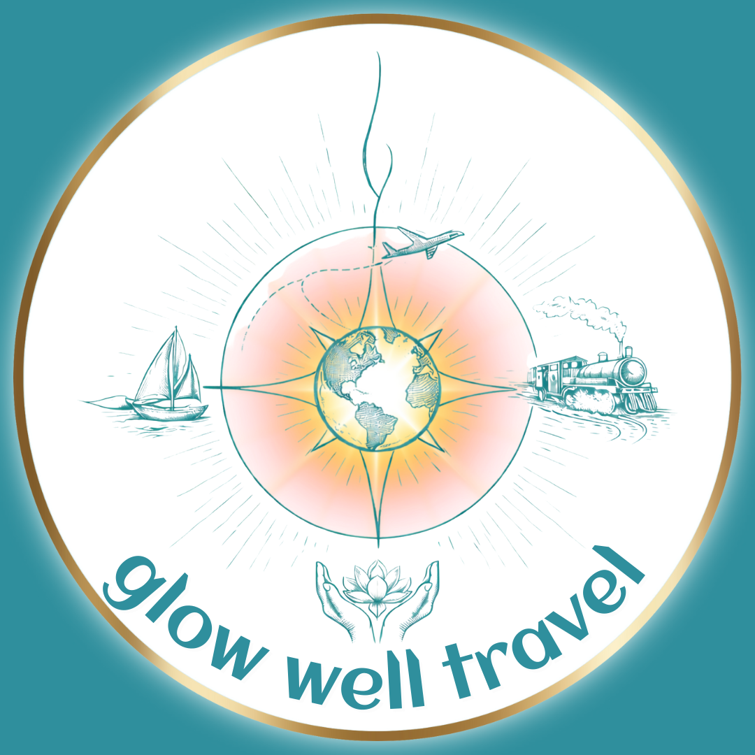 Glow Well Travel Logo