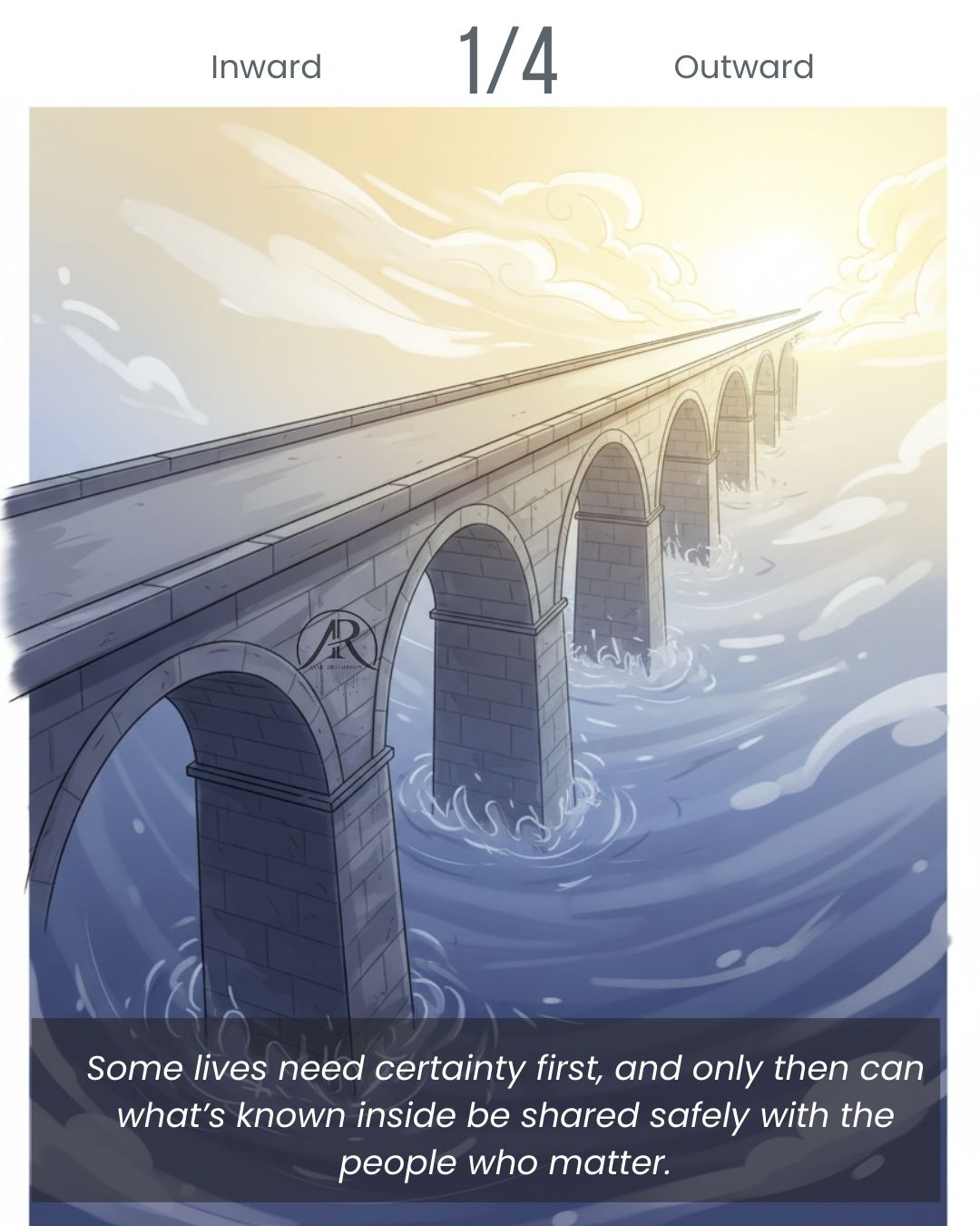 1/4 profile illustration