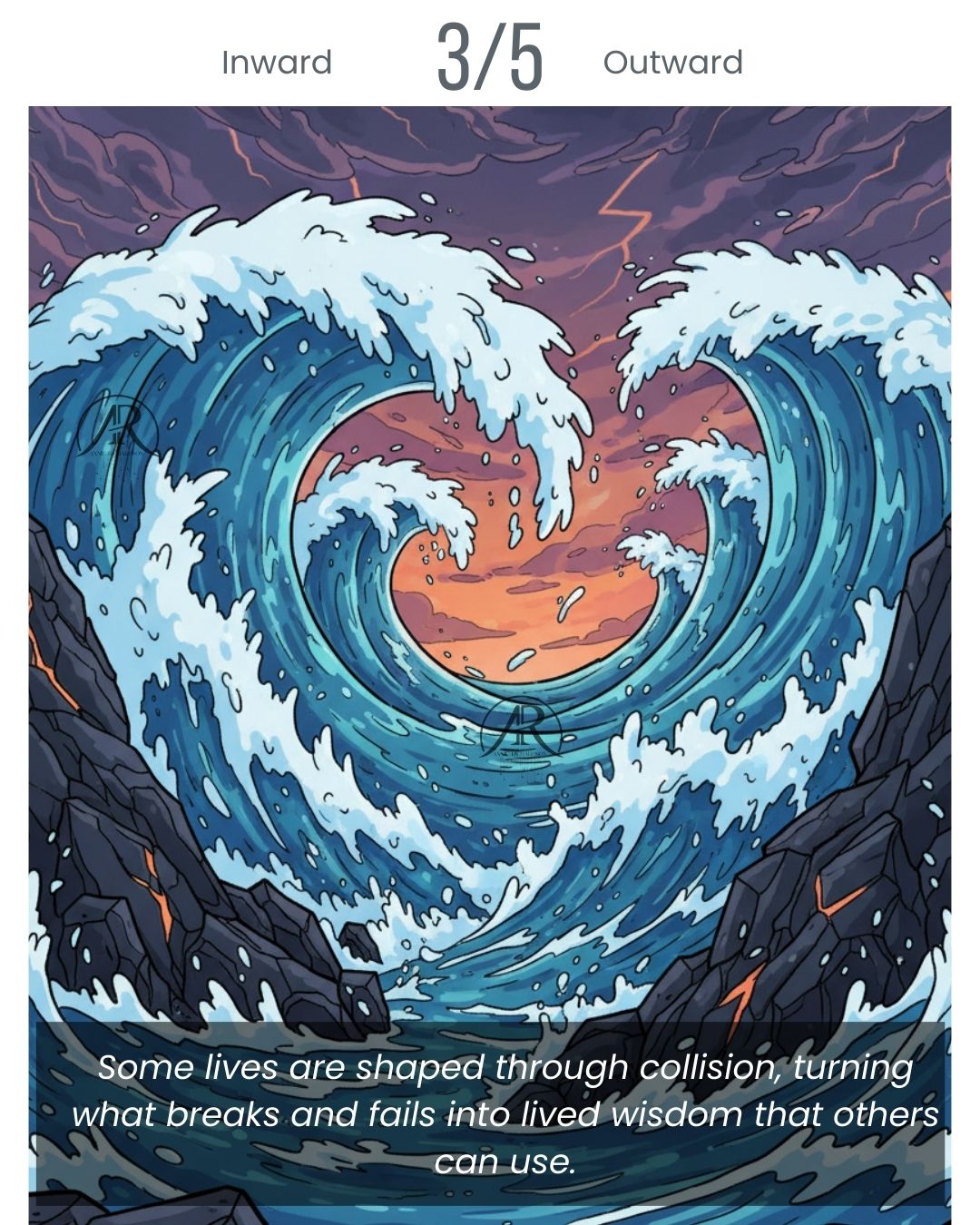 3/5 profile illustration