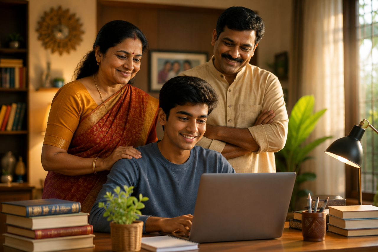 Imagine Your Child Telugu students learning leadership skills