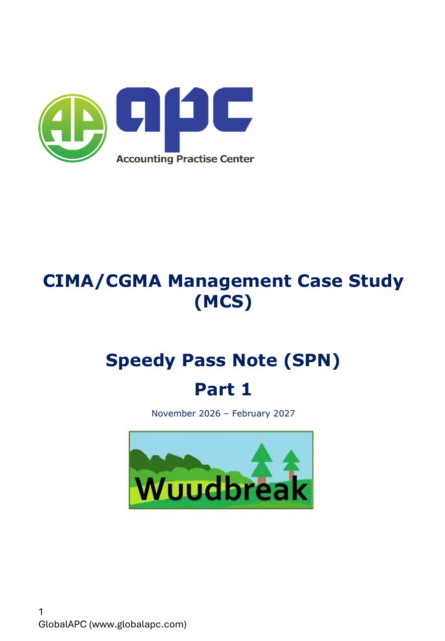 Sample page from GlobalAPC CIMA MCS Preseen Application Note — Cartn case May 2026
