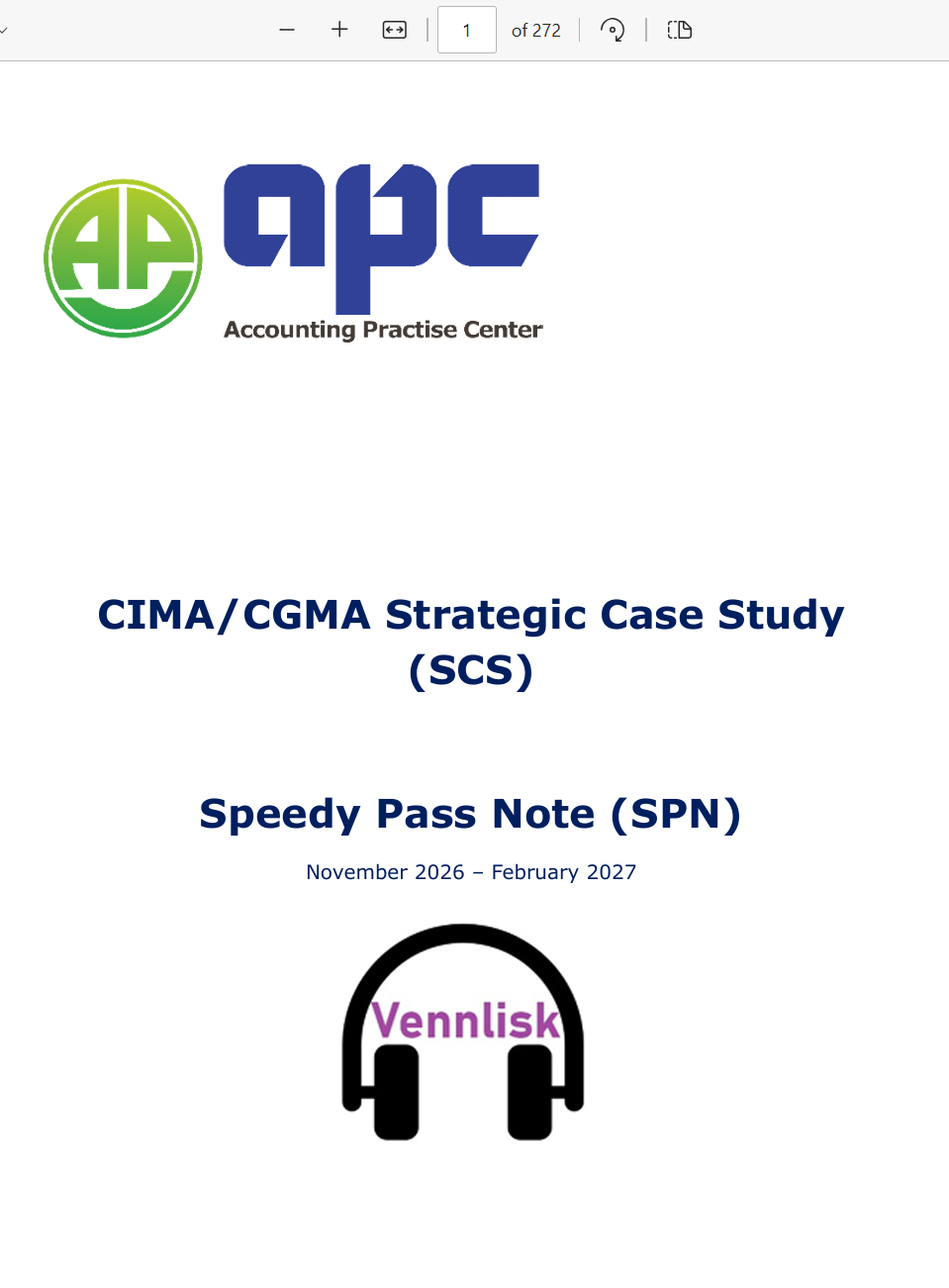 Sample page from GlobalAPC CIMA SCS Preseen Application Note — Kwirtmak case May 2026