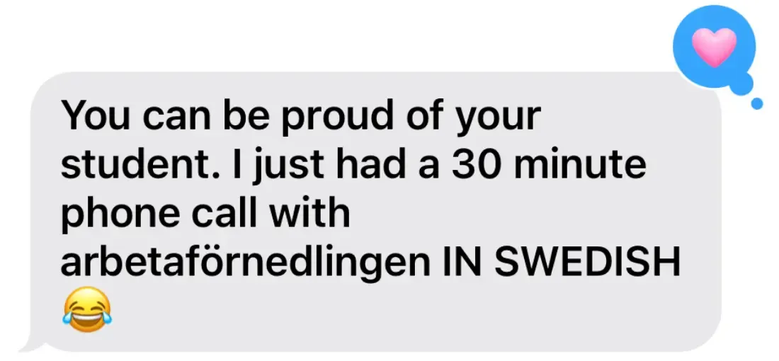 Message from Raquel