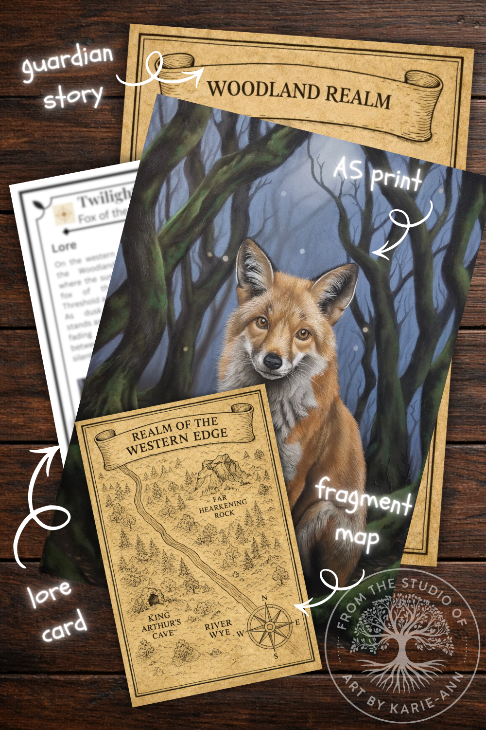 Woodland Realm originals and fine art prints