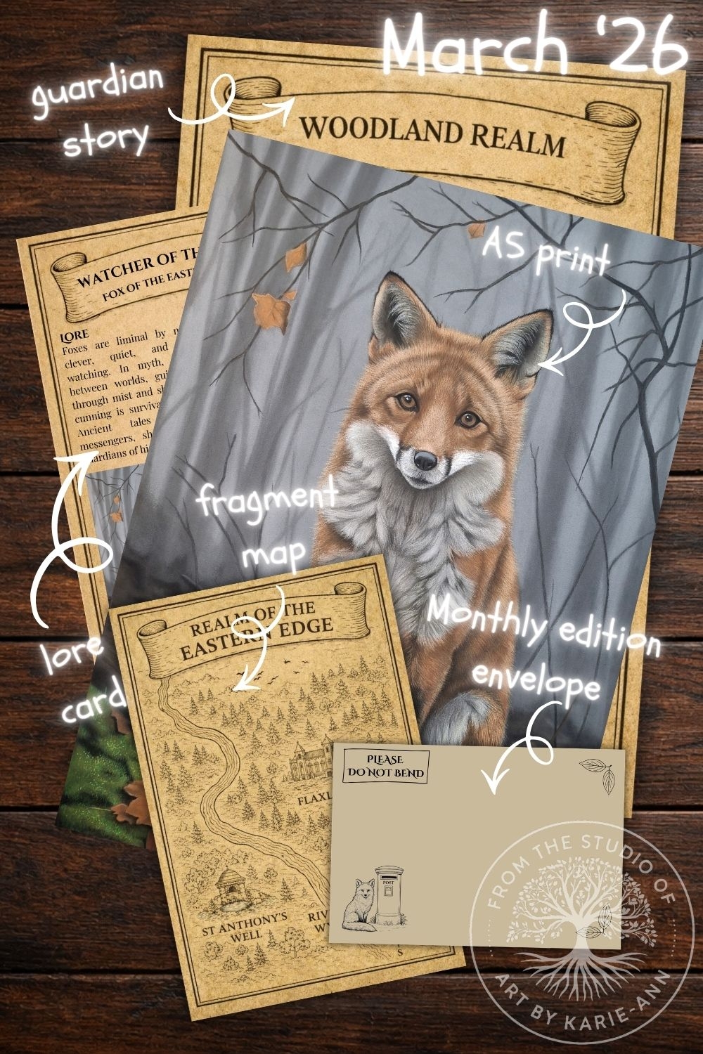 Monthly art print subscription of British wildlife art