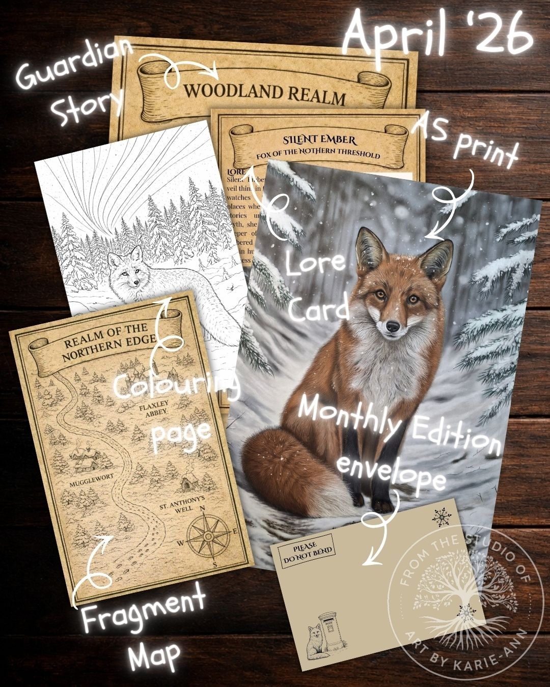 british wildlife artist created monthly print club featuring guardian animals