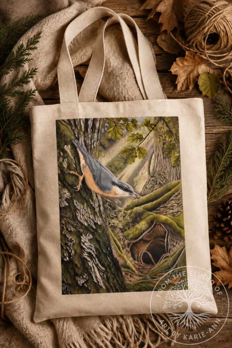 nuthatch-bird-art-printed-canvas-bag