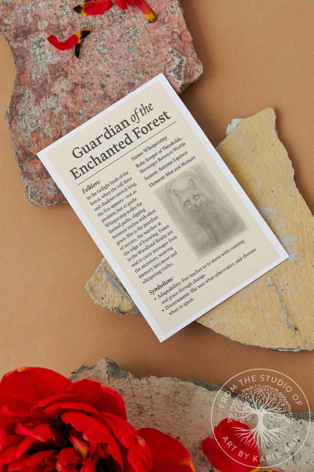 woodland realm lore cards